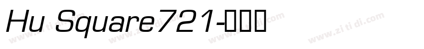 Hu Square721字体转换